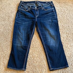 Silver jeans, Fluid denim, size 16